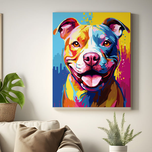 American Staffordshire Terrier Pop Art