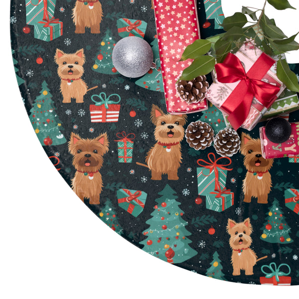 Yorkshire Terrier - Christmas Tree Skirt