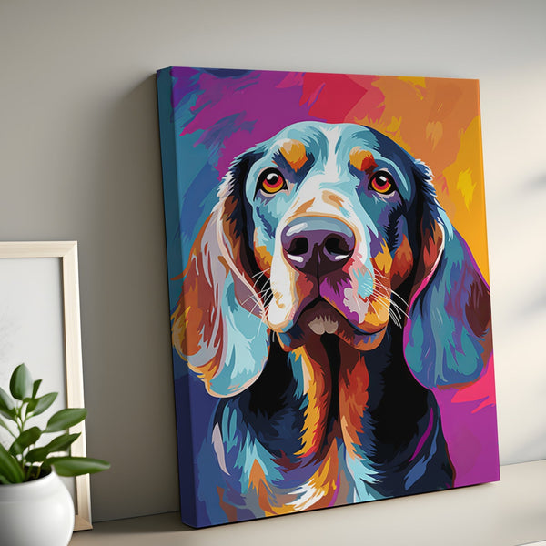 Bluetick Coonhound Pop Art